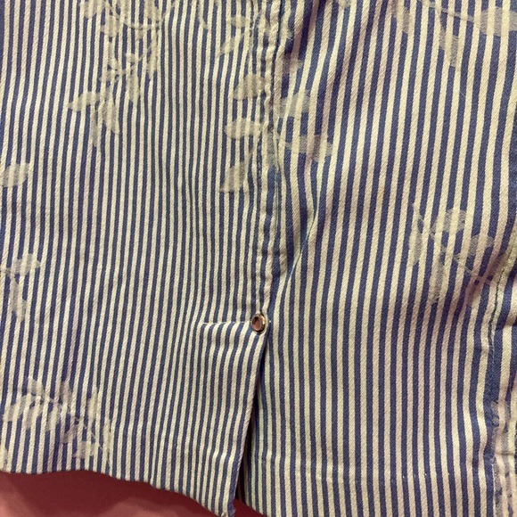 🥰 Tribal Size 14 Blue Pin Stripe Floral Skorts 🌸 - Picture 4 of 9